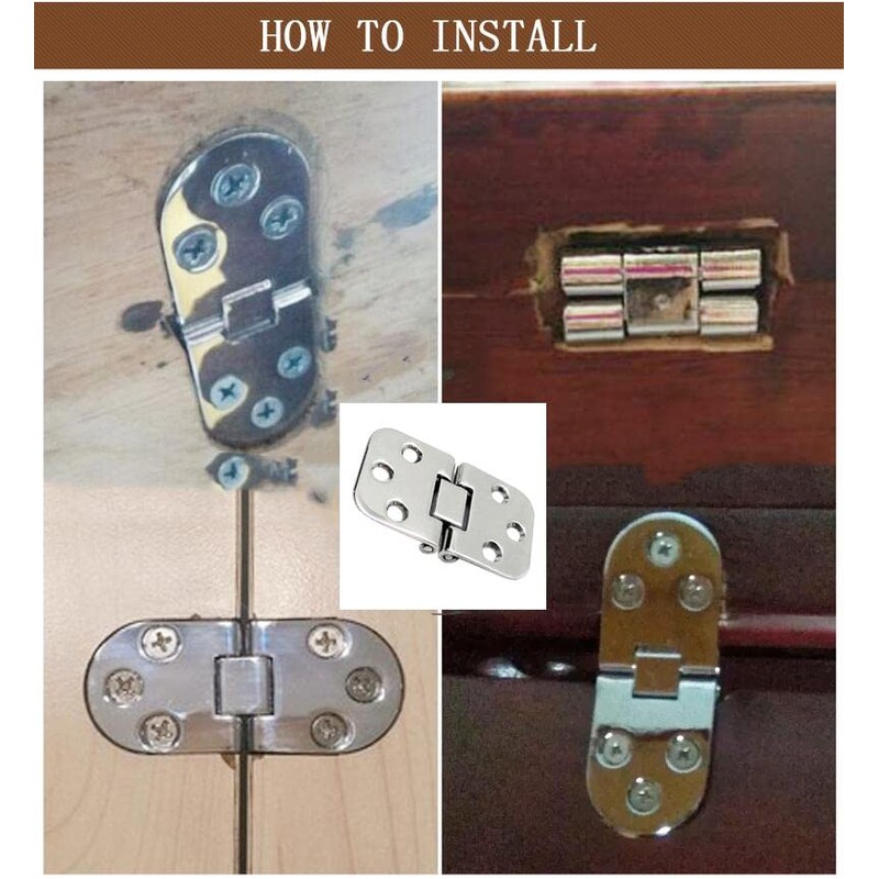Marine 316 Stainless Steel Boat Hinge Self-Supporting Folding Table Hinges
