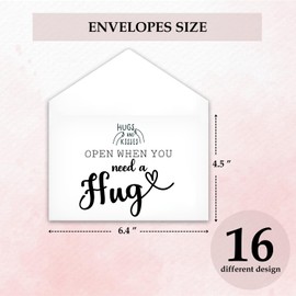Open When you Envelope Set for Him Her, College Care Package Kit for Freshman College Teen, Daughter Son Leaving Home New Semester Gift, Motivational University 16 Pcs Envelope for Student-01
