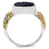 Bonyak Jewelry Genuine Round Tanzanite and Tanzanite Ring in Sterling