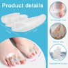 2 Pcs Toe Separator for Hallux Valgus, Hammer Toe Straightener,Stretch