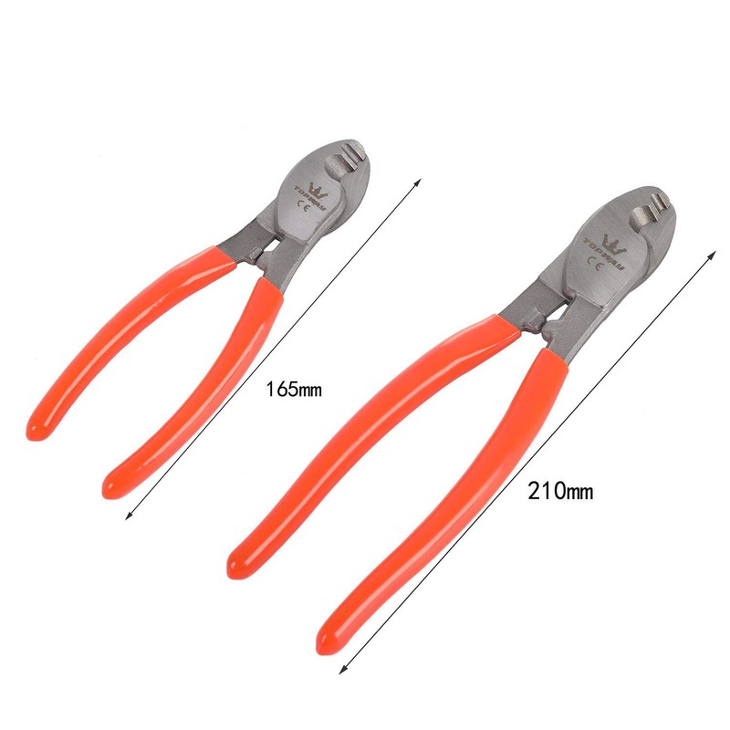 TOPWAY Cable Cutter Wire Stripper 150mm (6") + 210mm (8"),