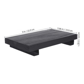 Operitacx Wooden Tray, Raised Tray, Wooden Risers for Decoration, Pedestal Stand, Wooden Stand for Kitchen Counter, Wooden Riser, for Kitchen Counter, Kitchen Decor, Wooden Vase Stand