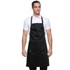 Mirabella Health & Beauty Plain Unisex Chefs Bib Apron Americano