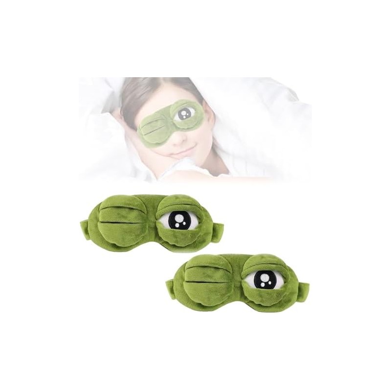 3D Cute Frog Sleep Eye Mask, Funny Cute Frog Eye