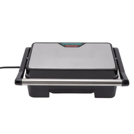 Electric Sandwich Maker, 850W 180 Degree Flattening Panini Maker Nonstick Double Sided Heating ABS Stainless Steel for Home
