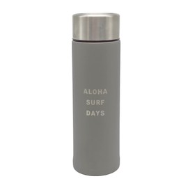HOLIDAY MARKET Stainless Steel Water Bottle, 13.5 fl oz (400 ml), Vacuum Insulated, Hot or Cold Insulated, (Hareiwa Gray)