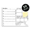 Weekly Planner Pad A4 without Fixed Date (50 Sheets) -