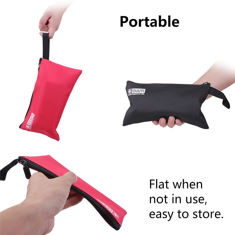 5 Pieces Zippered Small Tool Pouch Bags, Heavy Duty Tool