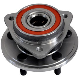 BRTEC 513158 4WD Front Left/Right Wheel Hub and Bearing Assembly for Jeep Cherokee 1999-2001/TJ 1999-2006/Wrangler 1999-2006 5 Lugs Non-ABS