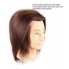 Hair Way Maniqui Cabeza Cabello Natural #3b 30.4 Cm Hair