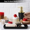 XLHOMO 9PCS Black and Gold Bathroom Accessories Set Complete with