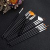 JOYJULY 20pcs Nail Art Design Tools, 15pcs Painting Brushes Set