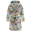 E.W Apparel Boys Robe Soft Fleece Bathrobe for Kids (as1,