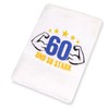 Abc Casa 60th Birthday Gift Towel with Embroidered Muscles for