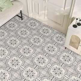 RomDeco Peel and Stick Floor Tile Waterproof for Bathroom, Peel and Stick Flooring for Kitchen, Self Adhesive Vinyl Flooring for Home Decoration, Avoid Breakage During Usage (11.8in X 11.8in, 30pcs)