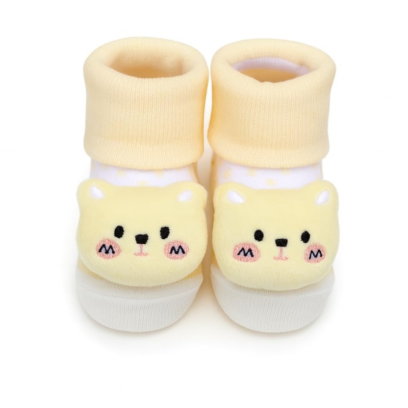 Baby Animal Socks, Knit Cotton Socks with Cute Characters, 3