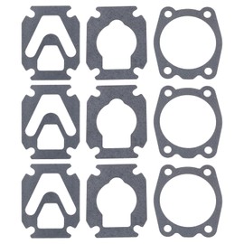 Be In Your Mind 3 Set of Air Compressor Valve Plate Pad Kit Cylinder Head Plate Sealing Gasket Replacement for Home Automotive Industry