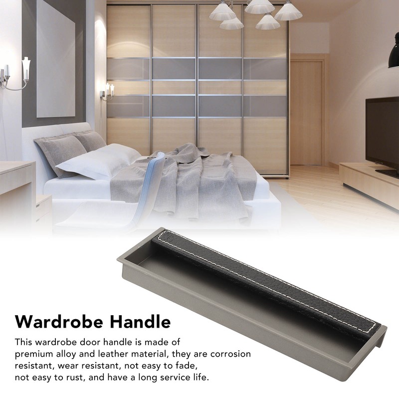 Wardrobe Handle Embedded Door Cabinet Handle Sliding Door Concealed Cabinet
