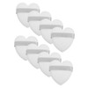 Ipetboom 8Pcs Heart Shaped Makeup for Loose and Setting Fluffy