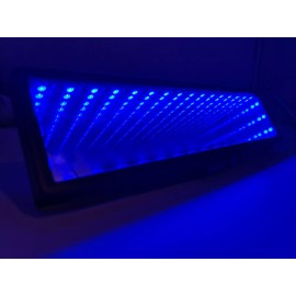 JDMFV - LED GALAXY MIRROR INFINITY WINK  LIGHT CLIP-ON REAR VIEW (BLUE)