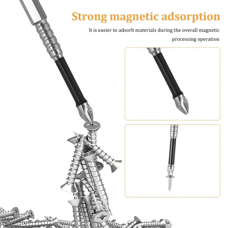 9 PcsMagnetic Screwdriver Bits, High Magnetic Screwdriver Drill Bit Set,