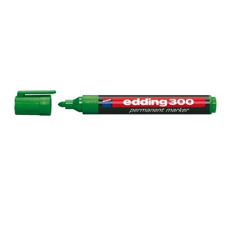Edding Permanent Markers Edding 300, Plastic Body, Pack of 10
