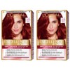 L'Oréal Paris Excellence Cream Easy gray hair dye with comb cap, No. 5.6 Red Light Brown, 2 pieces / 로레알파리 엑셀랑스 크림 빗캡으로 간편한 새치염색 염모제, 5.6호 레드라이트브라운, 2개