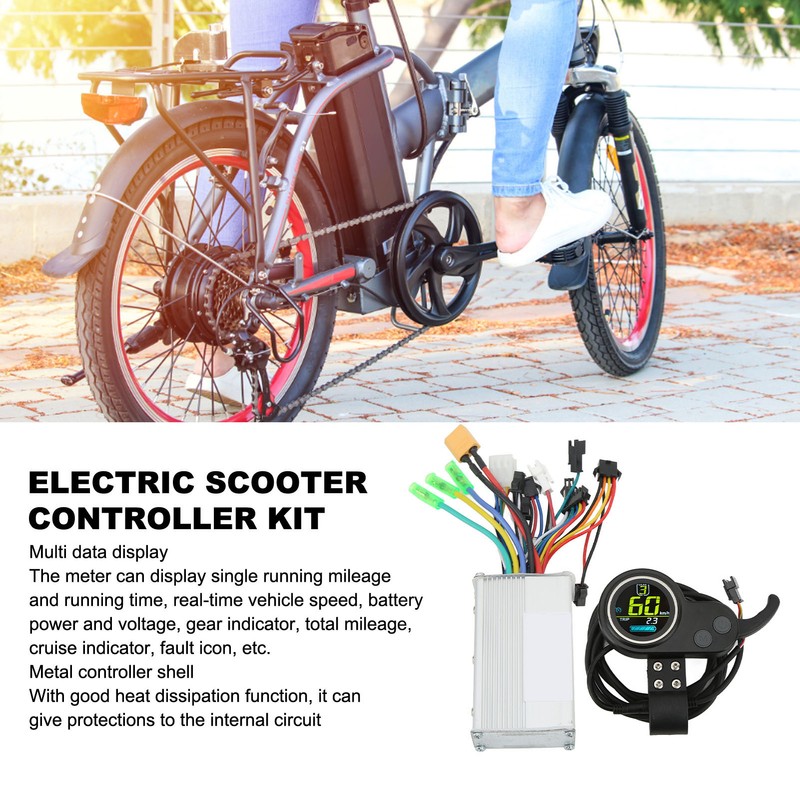 Electric Bike Controller Kit 350W Multi Data Electric Scooter Controller