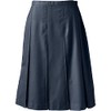 Lands' End Uniform Box Pleat Skirt Below The Knee Classic