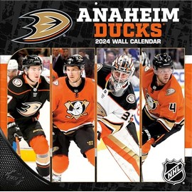 TURNER SPORTS Anaheim Ducks 2024 12X12 Team Wall Calendar (24998011931)