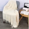 Hayisugal Bedspread Blanket Boho Blanket Soft Knitted Blanket Reversible Blanket