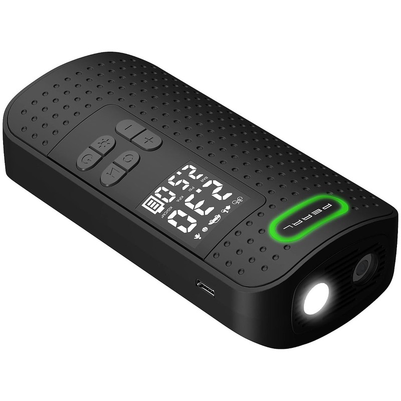 AGT Mini-Akku-Kompressor-Luftpumpe mit LED-Display, 2.000 mAh, 150 psi