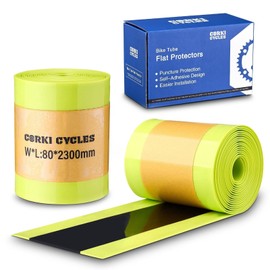 Corki Cycles Fat Bike Tire Liners Tube Flat Protector for 16’’ 18’’ 20’’ 24’’ 26’’ 27.5’’ 29’’ Bicycle Tire - Self-Adhesive 2-Pack 80mm