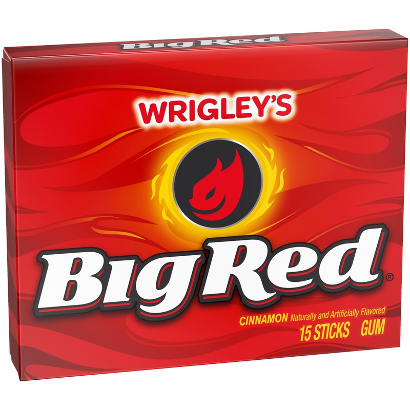 Wrigley Cinnamon Chewing Gum, 15 Stick (Pack of 4), 60