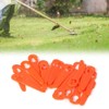 Fdit 24 Piece Lawn Mower Trimmer Plastic Cutting Blade Replacement