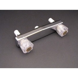 Matco-Norca Mobile Home RV Shower Faucet. 2 Valve. Chrome. 8" on center valves