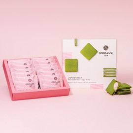 Osulloc [오설록]그린티 딸기 랑드샤 (원산지:상세설명참조) Osulloc Green Tea Strawberry Langue de Chat (Origin: See detailed description)