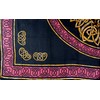 Red & Black Celtic Knot Indian Bedspread, Queen Size