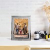 Calenzana 4 Pack 5x7 Sparkle Glass Picture Frame, Glitter Edge
