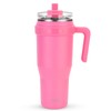 Zukro 50 oz Tumbler with Handle and Flip Straw, Leakproof