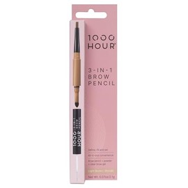 1000 Hour 3-In-1 Brow Pencil, Light Brown