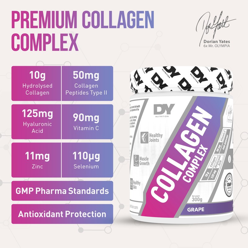 DY Nutrition Collagen Complex 300g (Grape Flavour)