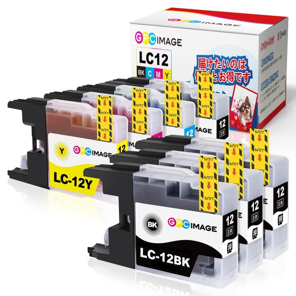 GPC Image LC12 Compatible Ink Cartridges LC12-4PK + LC12-BK 3