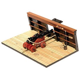 Guns of History 18th Century Naval Smoothbore Deck Gun 1:24 Wood and Metal Model Kit to Build