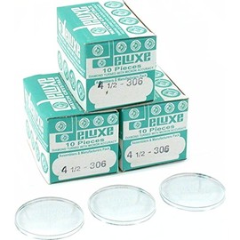 FindingKing 30 Plastic Watch Crystals Watchmakers Dome Parts 30.6mm