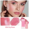 Cream Blush Stick, Creamy Texture Moisturising Face Cream Blush Natural