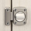 Sayayo Bathroom Latch Rotate Bolt Gate Latch Door Lock, Brushed