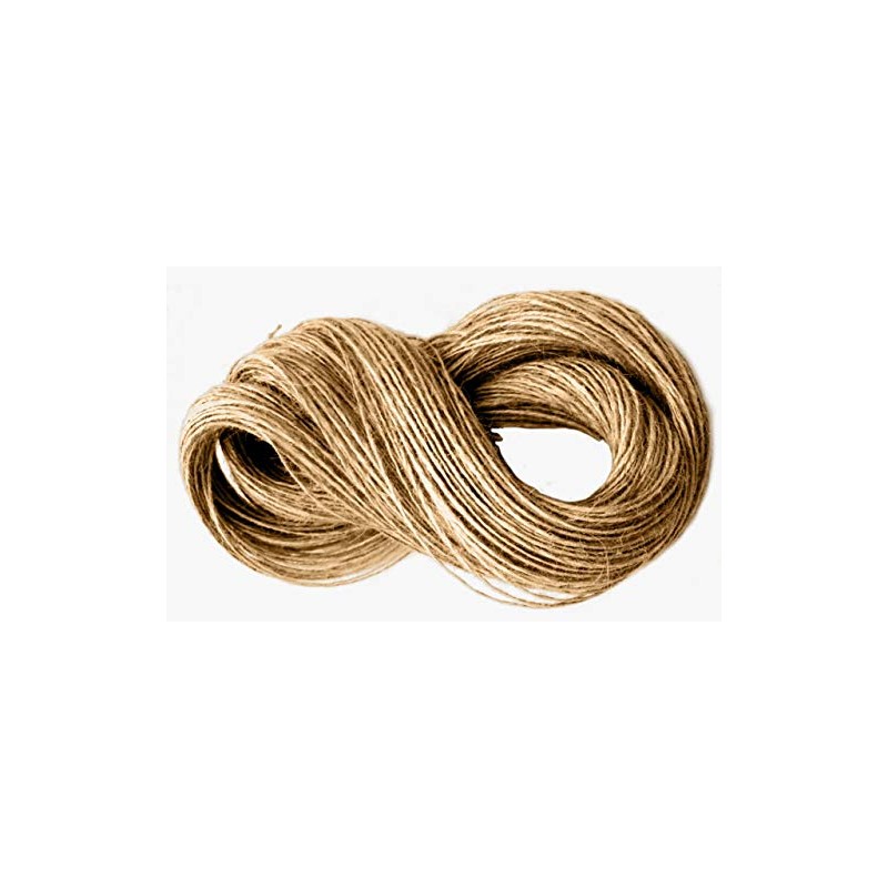 100m-2ply Jute Twine Sisal String Soft Natural Brown Burlap Hessian