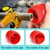 6 PCS Copper Pipe Cleaner and Reamer & Sanding Sponge