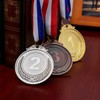 Toyvian 3 Pcs Medals for Awards: Gold Silver Bronze Award